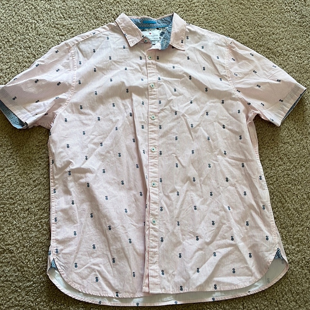 Pineapple button up slim fit